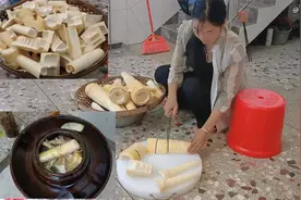二丫教你泡正宗老坛酸竹笋，一瓢泉水不放盐，7天变酸存放3年不坏视频封面
