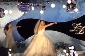 山东一新娘婚礼上表演搏击操，网友：婚后家庭地位稳了视频封面