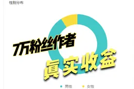 7万多粉丝的头条作者能有多少收益？给你看看真实的后台数据视频封面