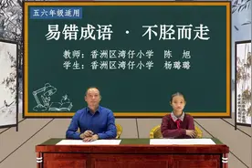 易错成语——不胫而走视频封面