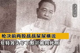 1947年，特务头子丁默邨被判死刑，枪决前两股战战屎尿横流视频封面