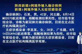 陕西新增3例境外输入确诊病例 新增1例境外输入无症状感染者视频封面