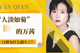 拉踩金晨、质疑宁静，“人淡如菊”的万茜，口碑为什么翻车了？视频封面