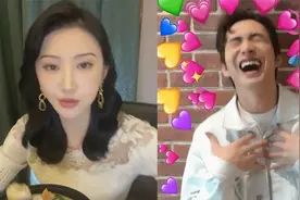 太好磕了！景甜直播夸张彬彬唱歌好听，语气温柔亲密喊他“彬彬”视频封面