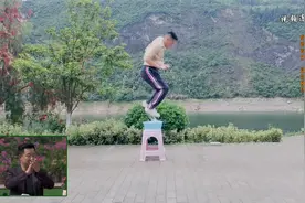 小伙子身轻如燕！现实版轻功表演—蜻蜓点水视频封面