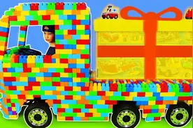 混凝土搅拌车 挖掘机 起重机 自卸车 翻土机 英文益智早教动画视频封面