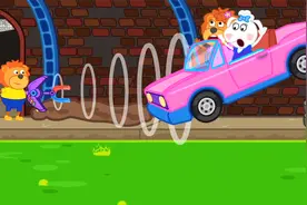 小狮子一家：小狮子的神奇手臂，救下了狮子妹妹，好厉害呀视频封面