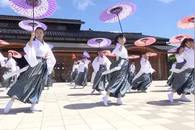 这不是我们的唐风么？日本大学校园祭，高能舞蹈，古风美感！视频封面