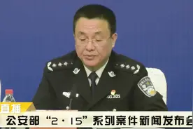 公安部治安管理局局长 通报公安机关成功侦破“2·15”系列专案视频封面