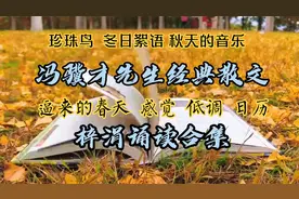 冯骥才先生经典散文7篇，冬日絮语，珍珠鸟等，梓涓诵读合集视频封面