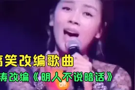 搞笑改编歌曲：刘涛改编《明人不说暗话》视频封面