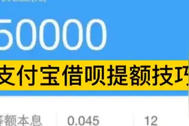 支付宝再次确认，花呗借呗提额方法公开，手把手教你涨额度！视频封面
