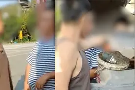 广东一大车司机自行修车，疑遭当地维修员辱骂阻拦：赶紧把这放下视频封面