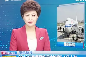 2018年我国民航运输旅客6.1亿人次，运输总周转量1206.4亿吨公里视频封面