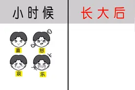 小时候VS长大后，扎心对比！很逗很现实……