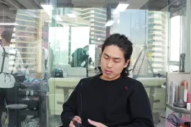 男生留长发尴尬期没造型，烫个大波浪，让你帅成木村拓哉