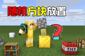 MC随机挑战！放置的方块随机生成！你还能玩下去吗？