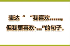 表达我喜欢，但我更喜欢的句型