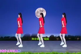 甜美心醉DJ广场舞《想你的时候问月亮》动感32步附分解