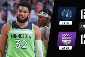 NBA集锦：森林狼134-120国王 唐斯26+18+5+4华子28分带队胜国王！视频封面
