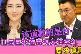 台名嘴找茬央视女神李红，让她道歉，唐湘龙：该道歉的是台湾视频封面