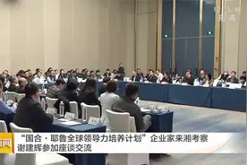 “国合·耶鲁全球领导力培养计划”企业家来湘考察视频封面