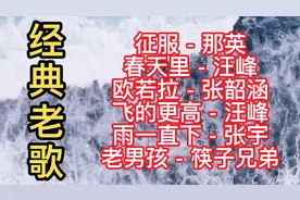 90后最爱经典老歌：《征服》《春天里》《欧若拉》《飞的更高》