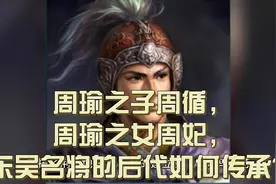 周瑜之子周循，周瑜之女周妃，东吴名将的后代如何传承？视频封面