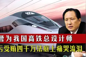 被誉为我国高铁总设计师，受贿数千万元，法庭上痛哭落泪追悔莫及视频封面