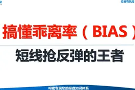 A股：学会使用乖离率BIAS指标，短线抢反弹从此快人一步！视频封面