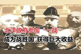 北洋政府“高光时刻”参与一战成为战胜国，废除多项不平等条约视频封面