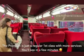 体验搭乘欧洲高铁Thalys一等座从巴黎北站到布鲁塞尔视频封面