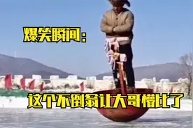 爆笑瞬间：不倒翁把大哥整懵了，笑得我直接喷饭视频封面
