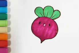 儿歌多多蔬菜简笔画 萝卜 学画可爱的萝卜 宝宝健康不挑食视频封面