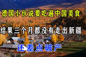 德国小伙说要吃遍中国美食,结果三个月都没有走出新疆,还差点破产视频封面