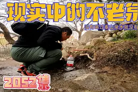 要喝真正泰山中的长寿神泉真不易,这里人长寿就因这个老崔也拼了视频封面