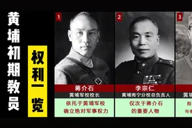黄埔军校初期的十位教员，手中权利对比视频封面