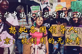 要求中国放弃筷子使用刀叉，怒批各国总统，环保少女自己有多环保视频封面