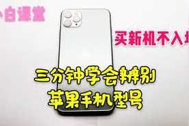 〈小白课堂〉三分钟教你辨别苹果手机型号，买新机不入坑视频封面