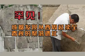 罕见！成都发现从西周延续至春秋的聚落遗址视频封面