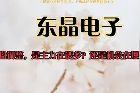 东晶电子：横盘调整，是主力在诱多？还是机会在埋伏？视频封面