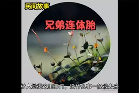 民间故事：腿部相缠的兄弟连体胎，与单纯女子的爱恨情仇视频封面