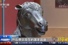 阔别160年，马首铜像回归圆明园，将展出三年|新闻直播间