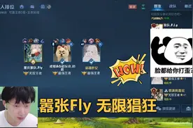 嚣张Fly戏耍AG众人，气得猫神直呼搞什么飞机，太不给人面子了！视频封面