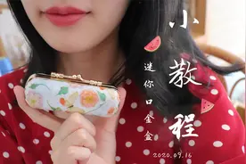 【手工教程】迷你口金盒子的制作过程，给口红安个家吧视频封面