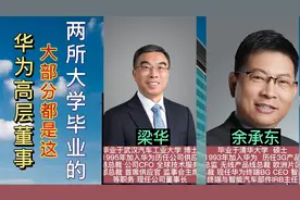华为现任13个董事，大部分都是这两所大学毕业的视频封面