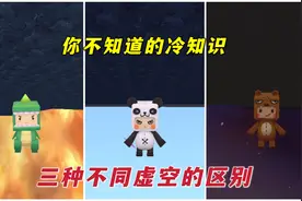 迷你世界：隐藏的冷知识，三种类型的虚空，都有什么不同的地方？视频封面