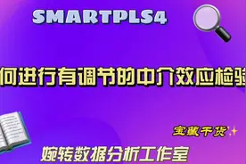 SMARTPLS4-有调节的中介效应检验(model7为例)视频封面