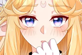 身穿女仆装的金发精灵美少女！视频封面