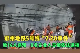 郑州地铁5号线“7·20事件”致14人遇难   8名企业人员被依法逮捕视频封面